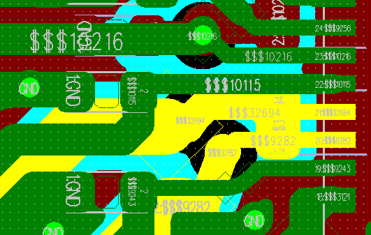 Figure 6.11-4: VBUS & VBAT Power Routing (PCB)