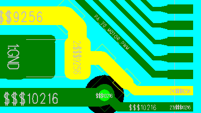 Figure 6.11-2: VCC Power Routing (PCB)