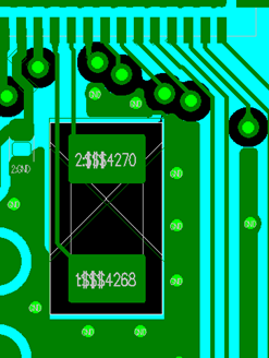 Figure 6.5-7: 32.768 kHz Crystal Routing Reference
