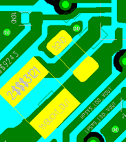 Figure 6.10-2: DC/DC Key Component PCB Layout