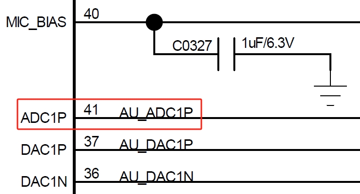 Figure 6.7-3: Analog Audio Input Schematic