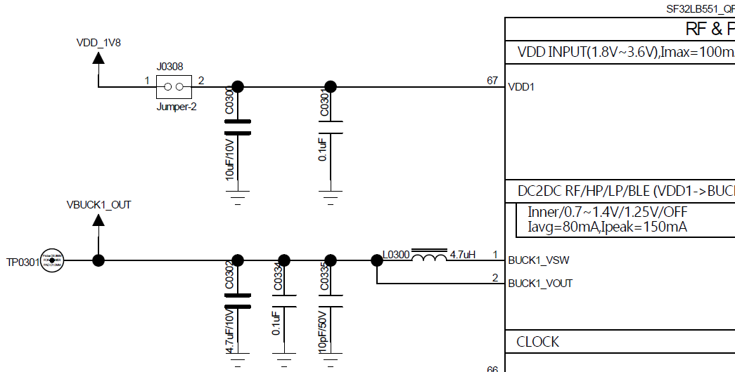 Figure 5.1-4: QFN DC-DC Reference Circuit