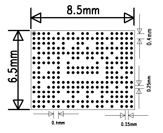 Figure 6.1-2: Package Footprint Shape