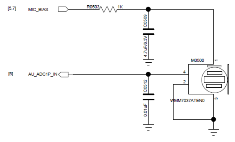 Figure 5.4-4: Analog MIC Circuit