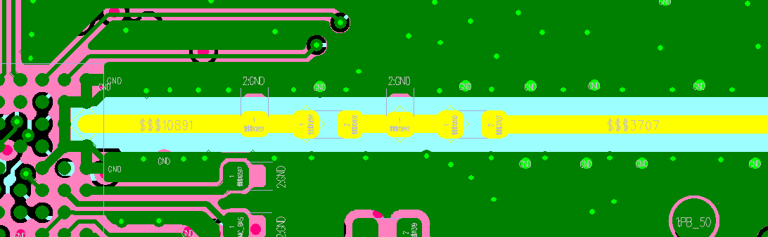 Figure 6.6-4: RF Signal PCB Routing