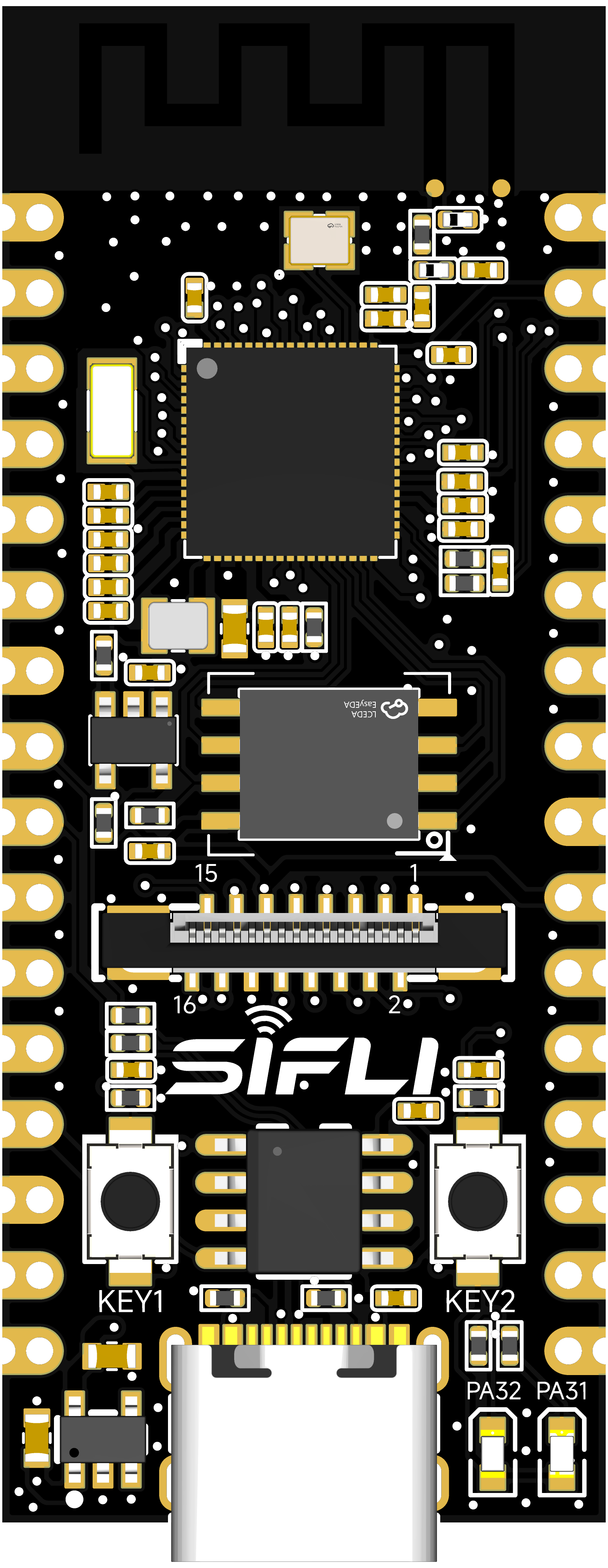SF32LB52-DevKit-Nano front view