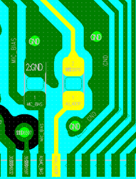 Figure 6.7-4: Analog Audio Input PCB Design